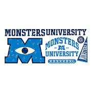 Monsters University Logo Giant Peel and Stick Wall Decal